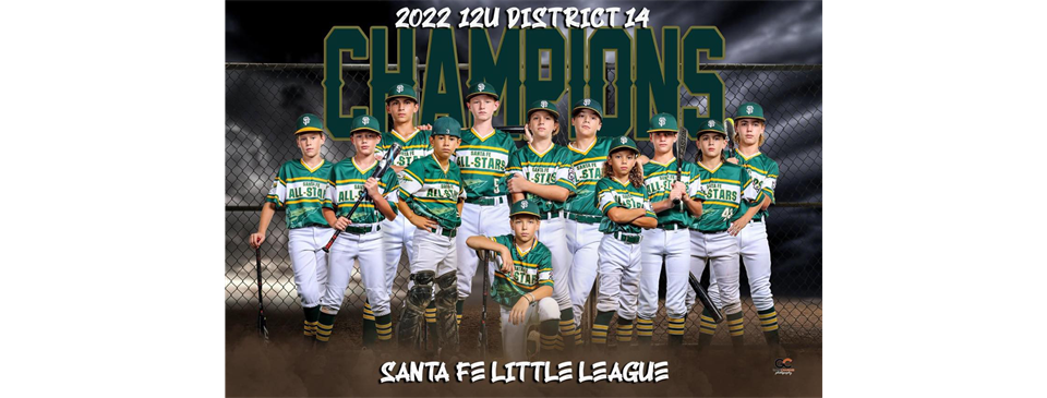 2022 District 14 12U Champions!!!