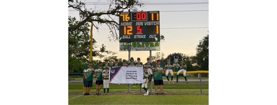 2022 District 14 11U Champions!!