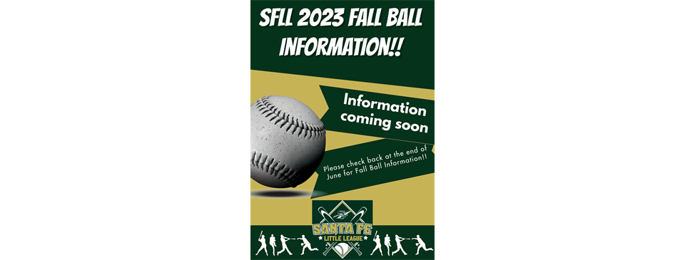 Fall Ball Registration 2023